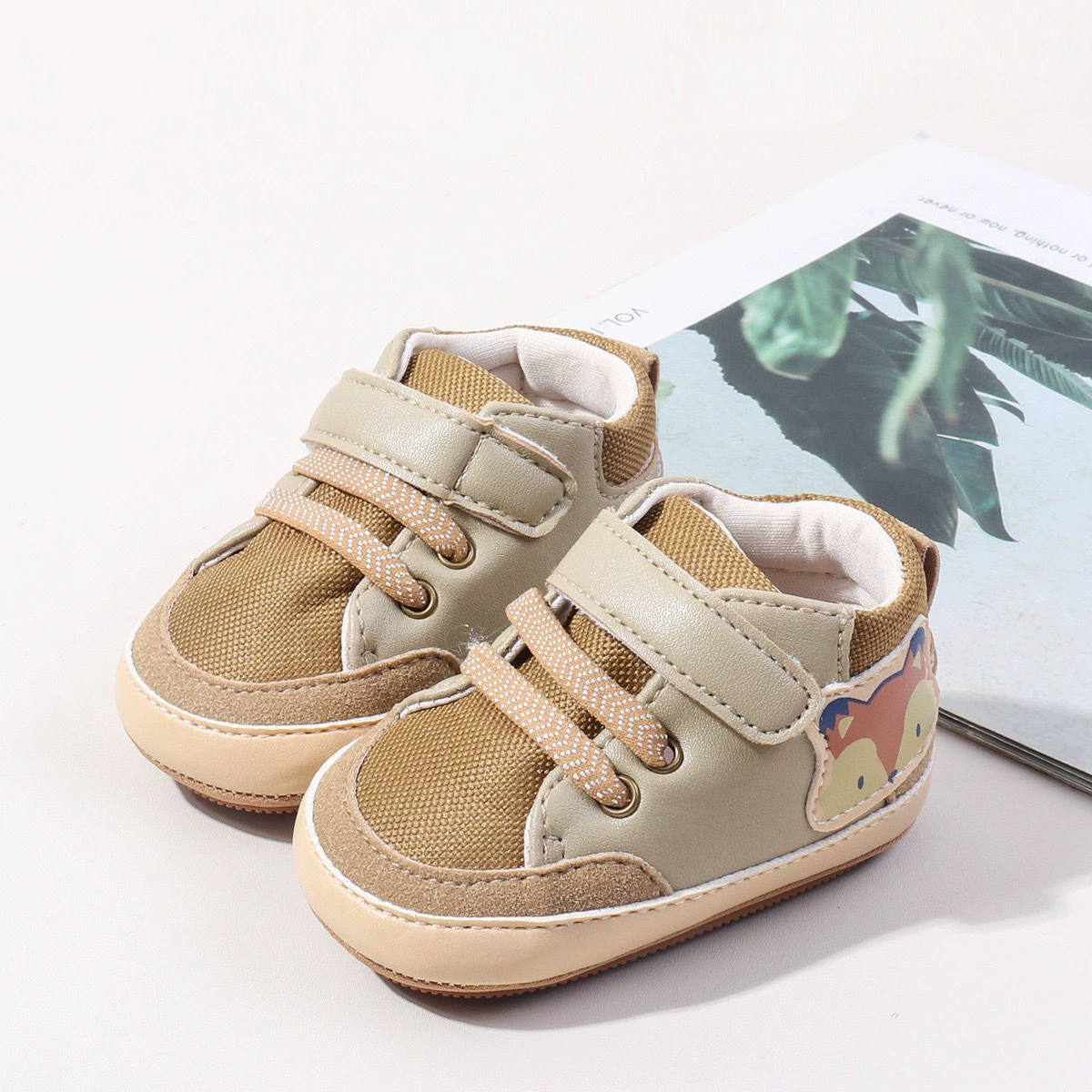 New Style Anti-Slip Fashionable And Versatile Boys-And-Girls Indoor-Outdoor Cartoon Animal High-Top Toddler Shoes