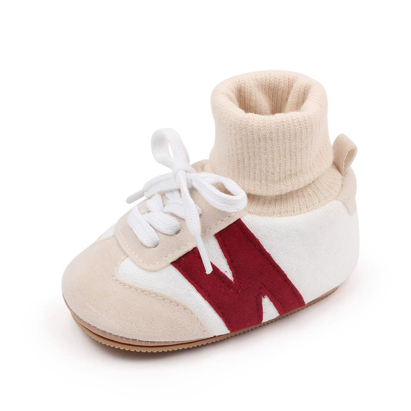 1Pair  Cartoon alphabet baby walking shoes for infants and young children, anti slip and wear-resistant
