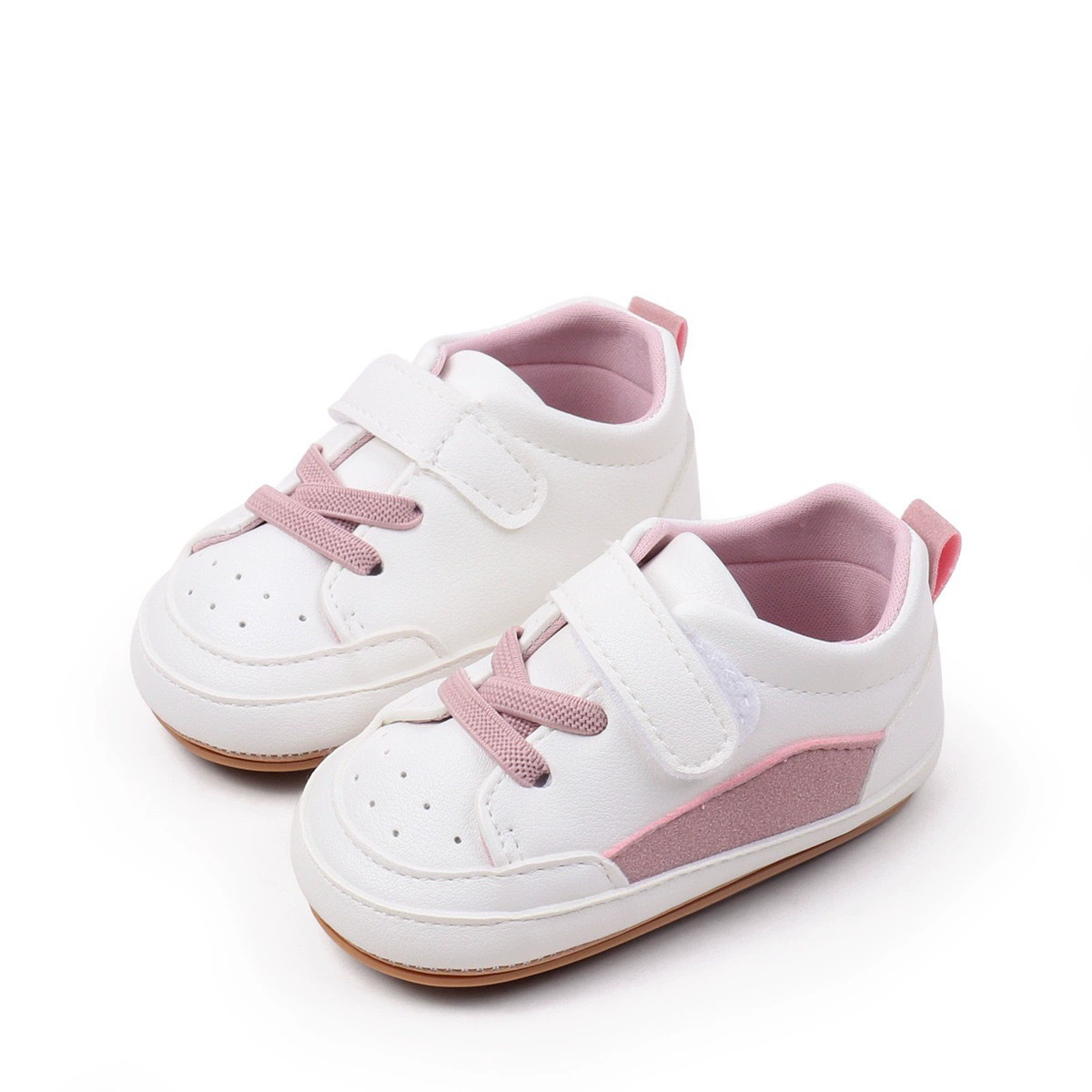 Spring and Autumn New Infant and Baby Trendy Front-toe Shoes with Non-slip Soles for Indoor Sports Shoes For 0-18 Months