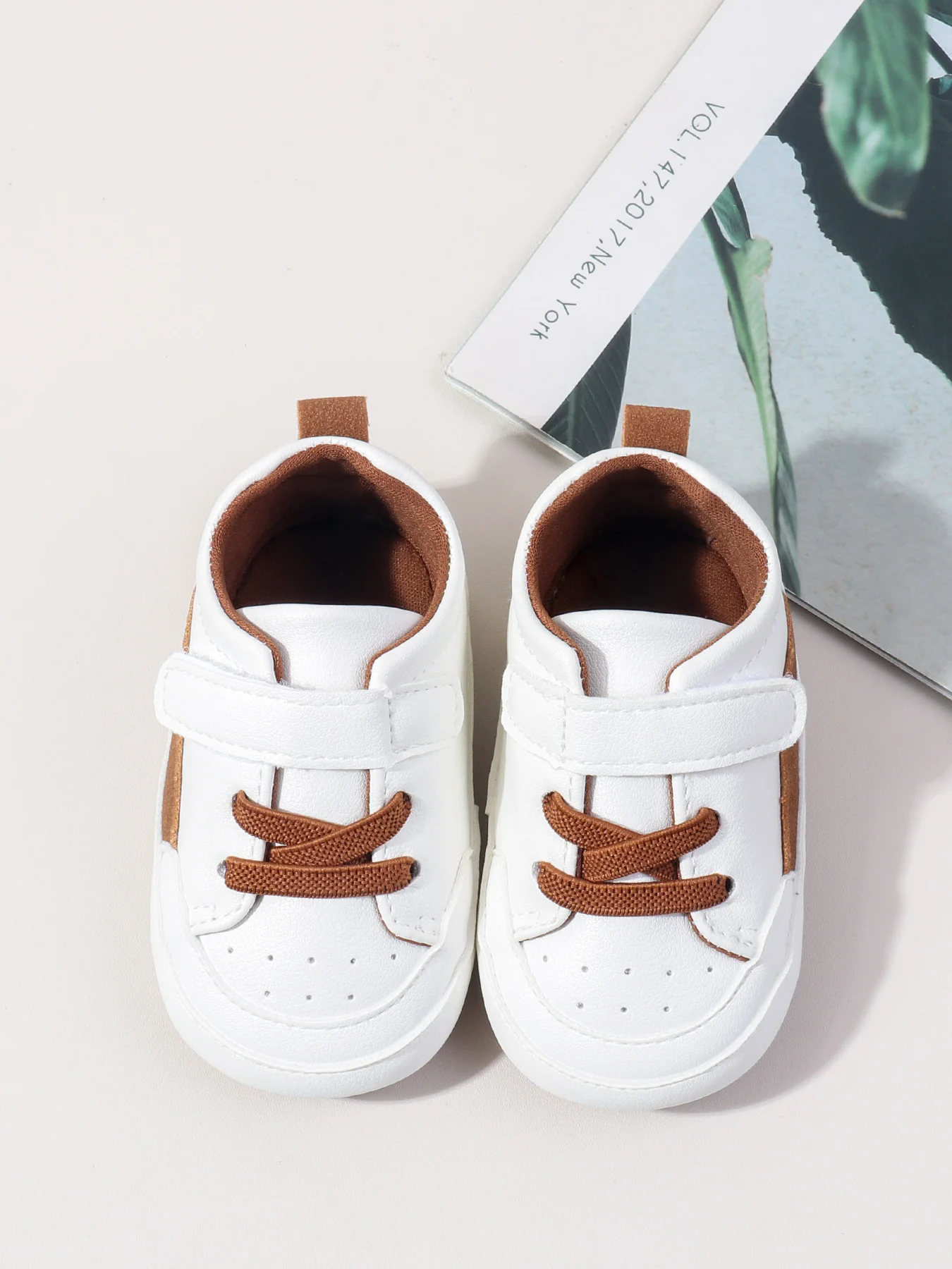 Spring and Autumn New Infant and Baby Trendy Front-toe Shoes with Non-slip Soles for Indoor Sports Shoes For 0-18 Months
