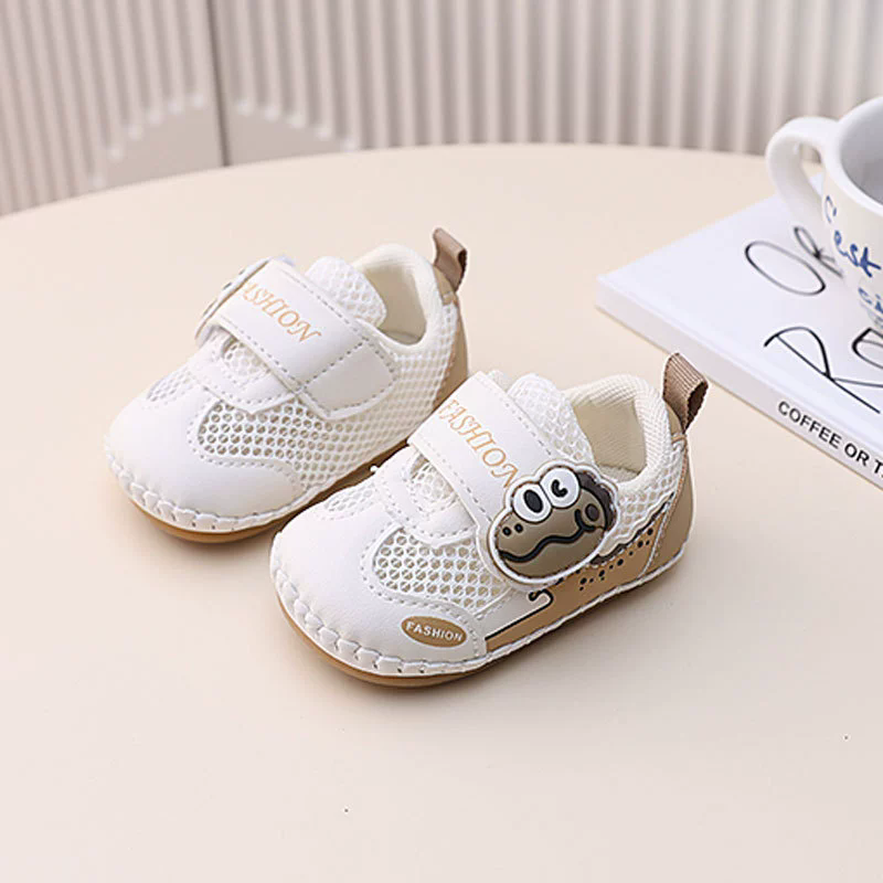 Fashion Baby First Walkers 2026 Spring New Kids Sneakers Comfort Breathable Boys' Mesh Shoes Simple Versatile Girls Casual Shoes