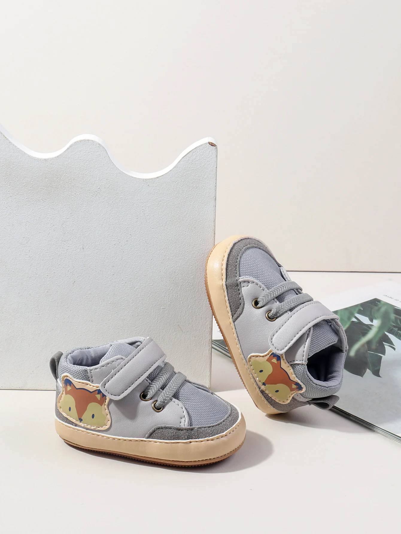 New Style Anti-Slip Fashionable And Versatile Boys-And-Girls Indoor-Outdoor Cartoon Animal High-Top Toddler Shoes
