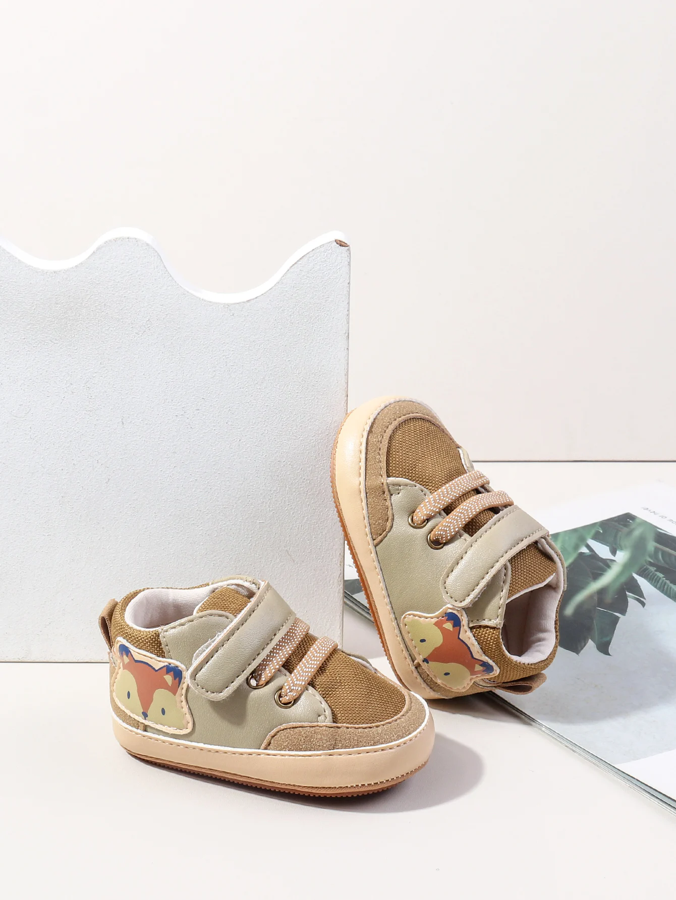 New Style Anti-Slip Fashionable And Versatile Boys-And-Girls Indoor-Outdoor Cartoon Animal High-Top Toddler Shoes