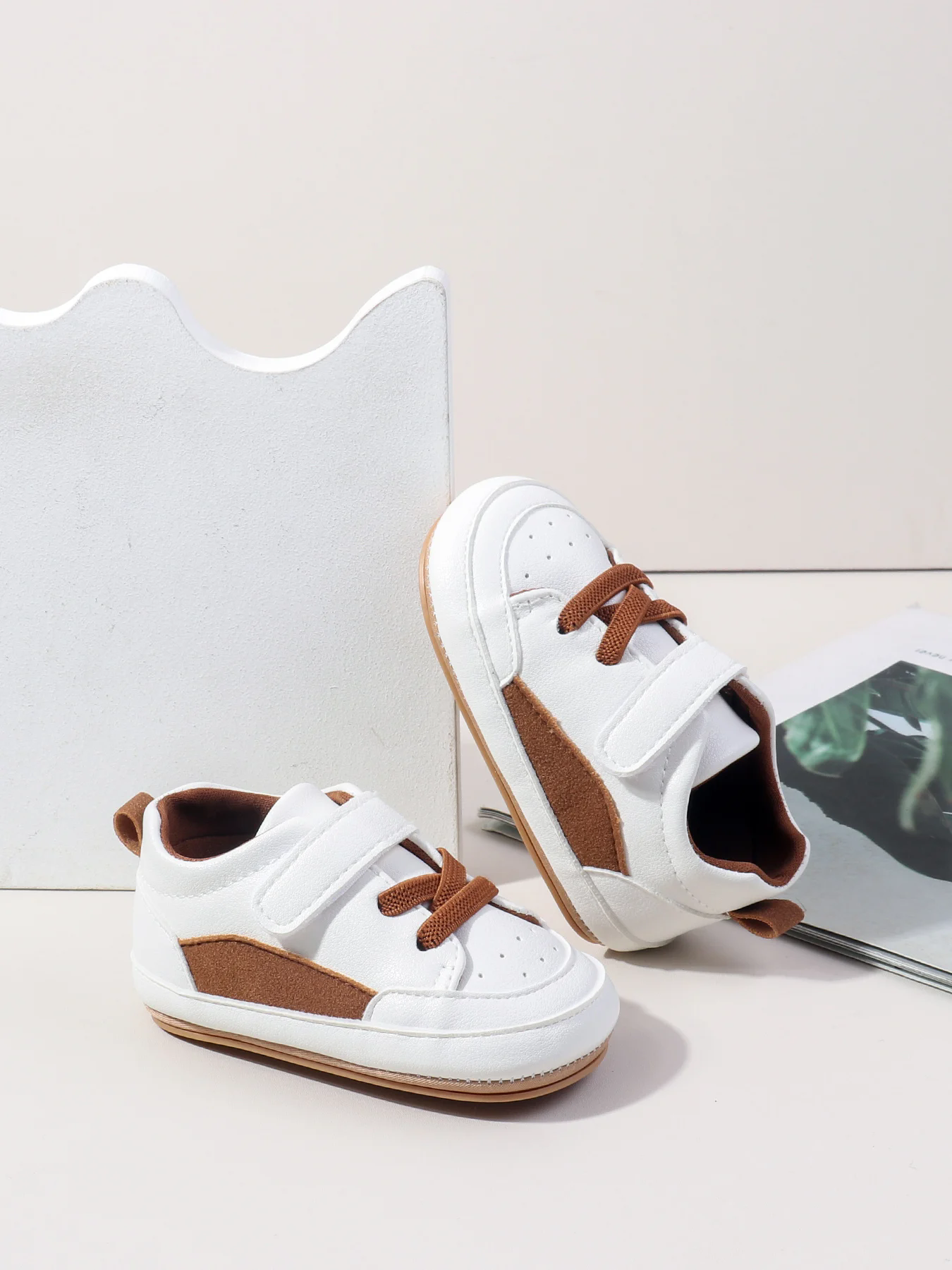 Spring and Autumn New Infant and Baby Trendy Front-toe Shoes with Non-slip Soles for Indoor Sports Shoes For 0-18 Months