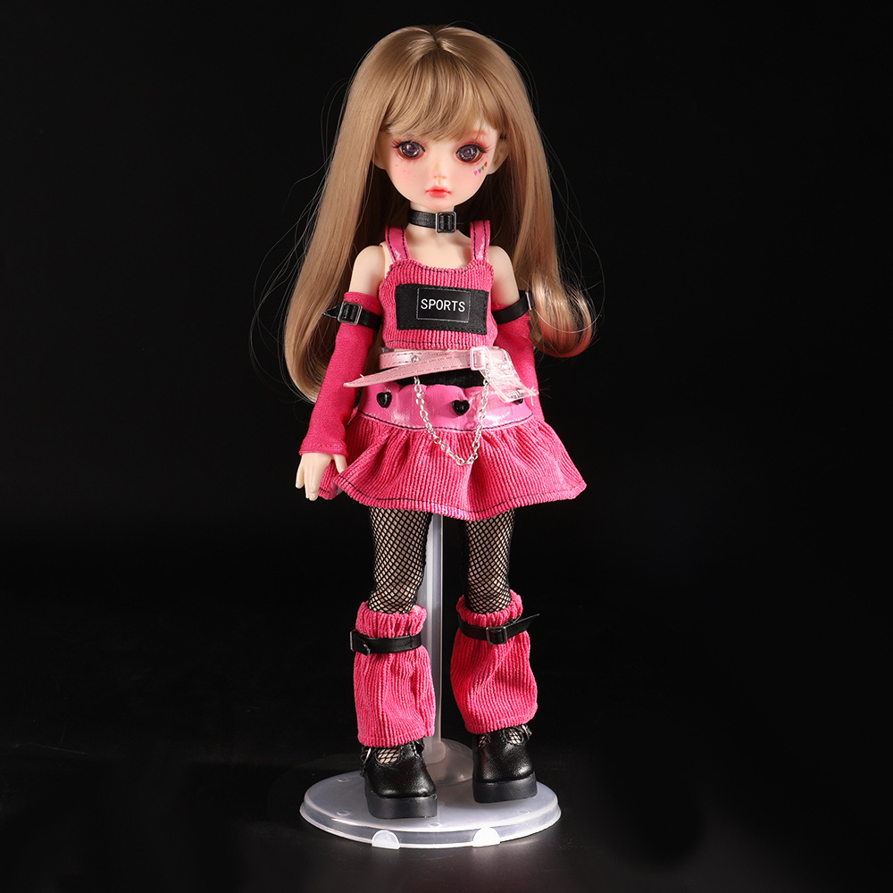 5 Pcs Translucence Dolls Stand High Quality Figure Display Holder Toy Model Accessories For 1/6 Doll Girl Kids Toys