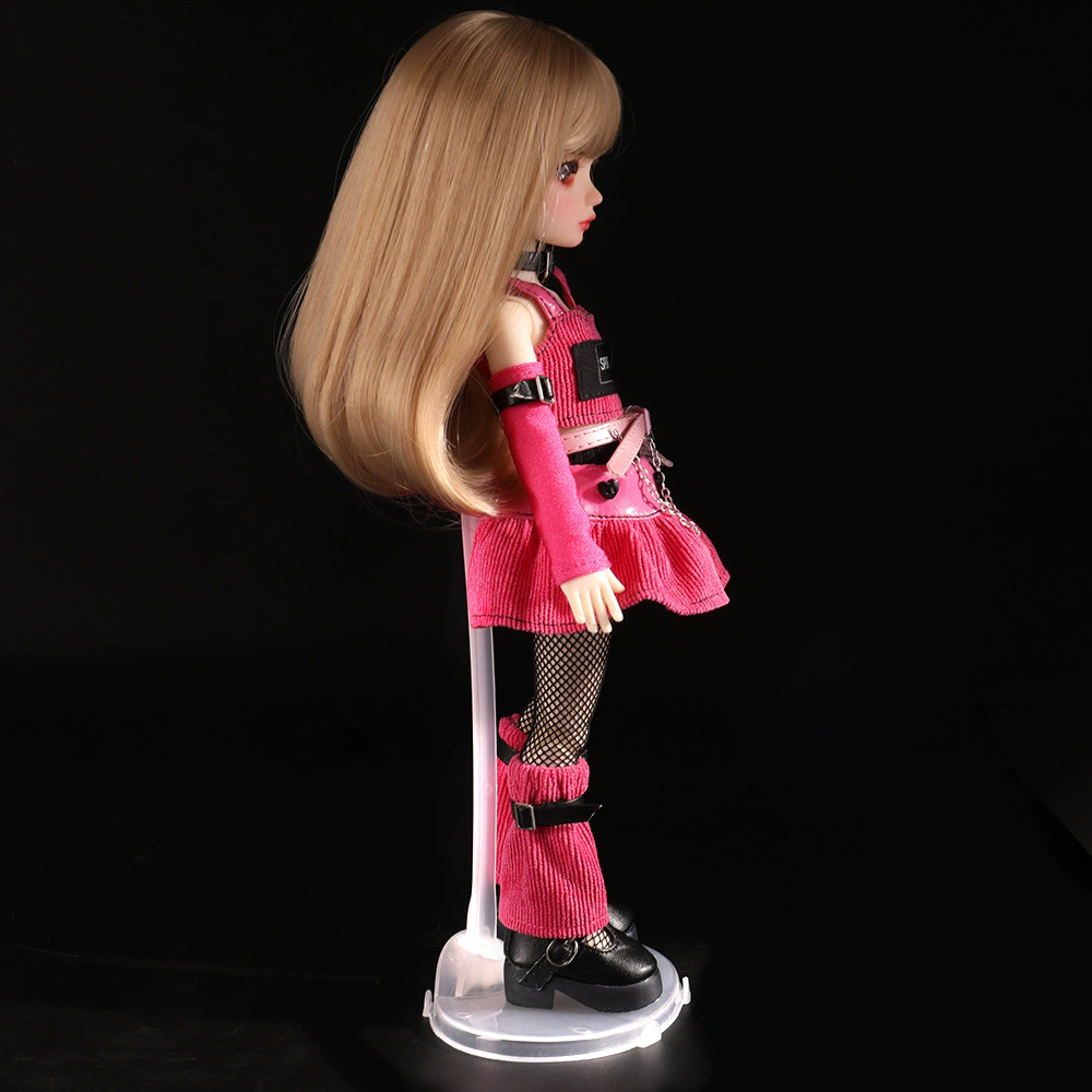 5 Pcs Translucence Dolls Stand High Quality Figure Display Holder Toy Model Accessories For 1/6 Doll Girl Kids Toys