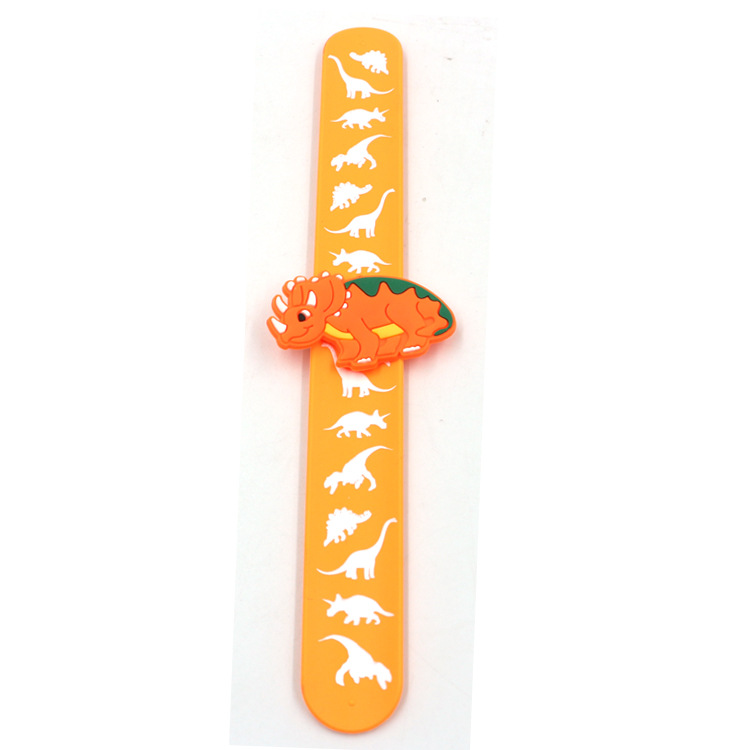 Cartoon dinosaur print, patting circle, patting bracelet, children's toy bracelet, wrist strap, toy small gift