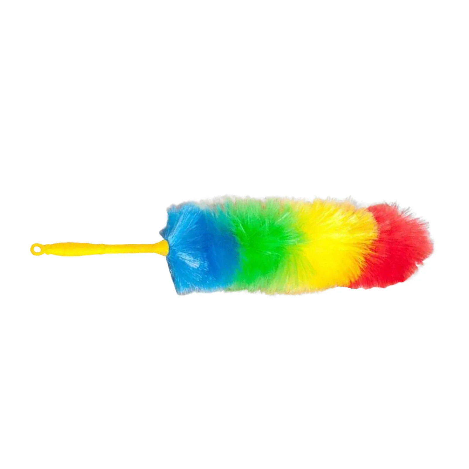 Rainbow Color Feather Duster Bendable Cleaning Plastic Handle Dusting Tool for Home Cleaning Anti Static Duster Dust Cleaner