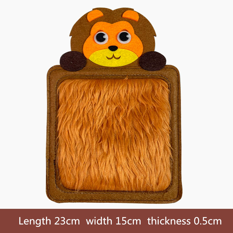 New Cartoon Sensory Tactiles Mat Animal Mat Education Felt Sensory Pad Unisex Learning Gift Children Hand Skill Tactiles Board