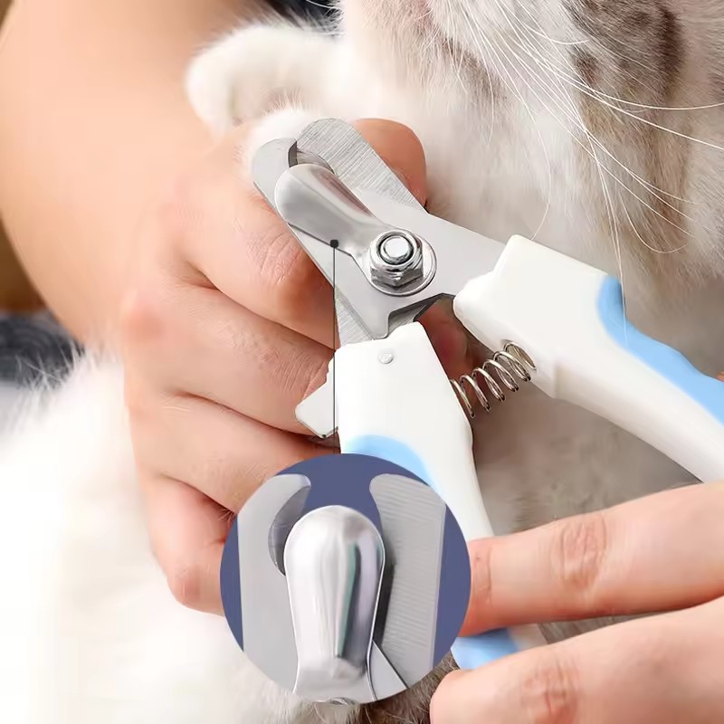 Professional Pet Nail Clipper Stainless Steel Dog Cat Nail Clippers Multifunctional Teddy Cat Stainless Steel Grooming Scissors