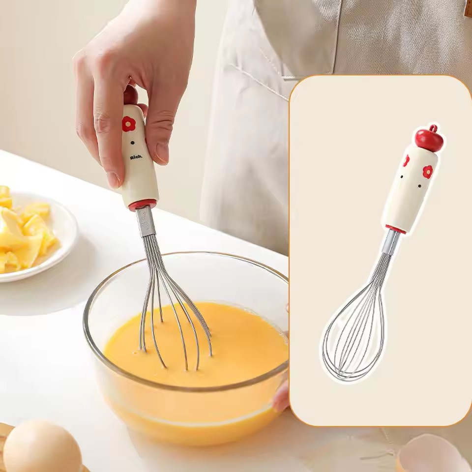 Baby Complementary Food Utensils Dopamine Kitchen Gadget Stainless Steel Egg Yolk Separator Mesh Filter Sieve Spoon Making Tool