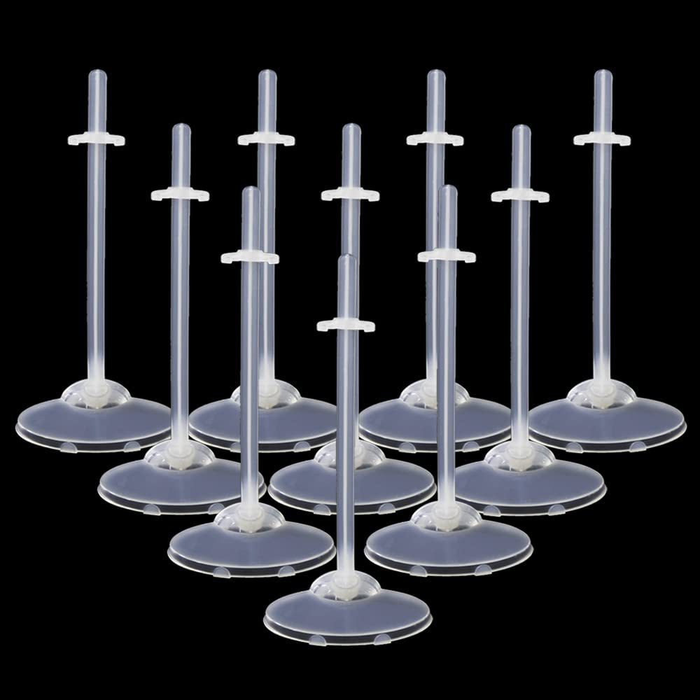 5 Pcs Translucence Dolls Stand High Quality Figure Display Holder Toy Model Accessories For 1/6 Doll Girl Kids Toys