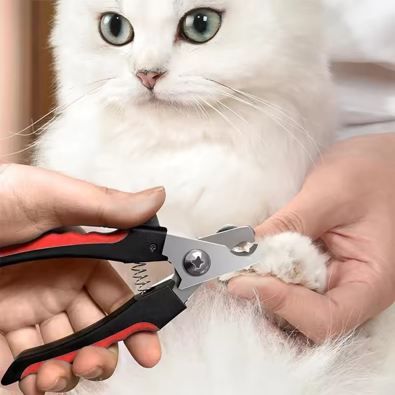 Professional Pet Nail Clipper Stainless Steel Dog Cat Nail Clippers Multifunctional Teddy Cat Stainless Steel Grooming Scissors