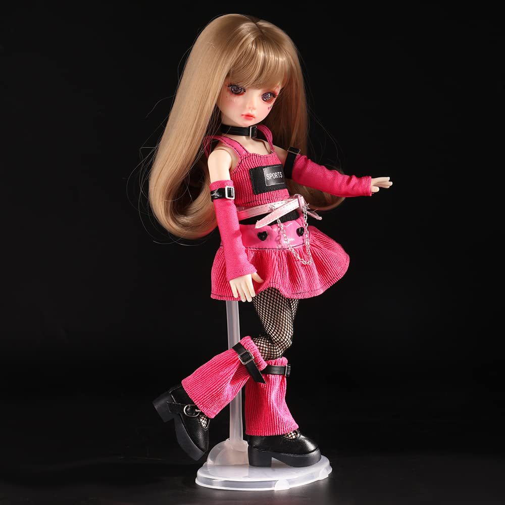 5 Pcs Translucence Dolls Stand High Quality Figure Display Holder Toy Model Accessories For 1/6 Doll Girl Kids Toys