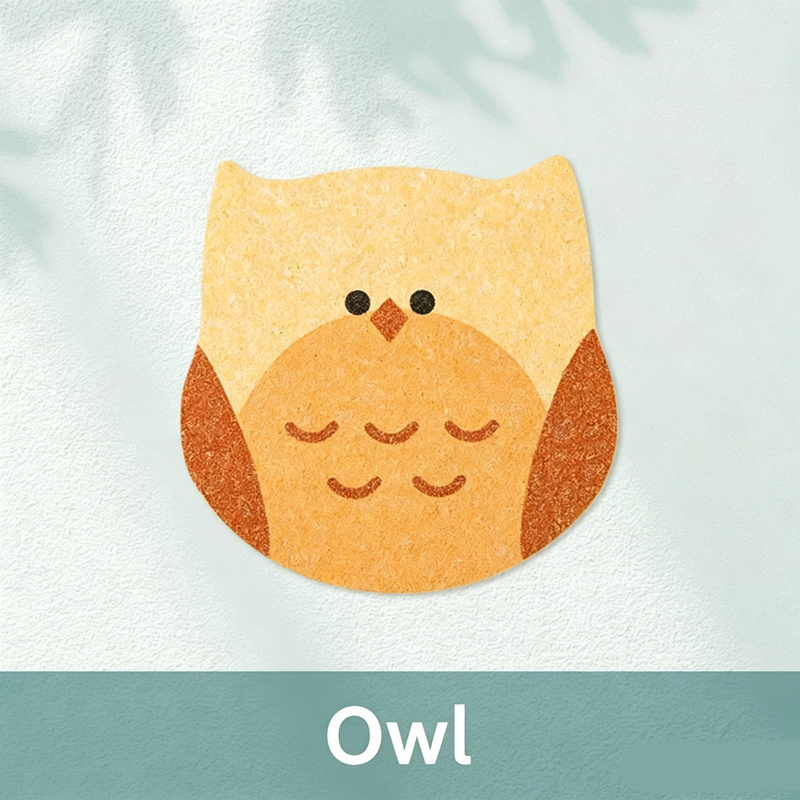 Animal cartoon bath sponge wipe, bath mud remover, bathroom supplies, bath wipe, kitchen cleaning, dishwashing sponge wipe