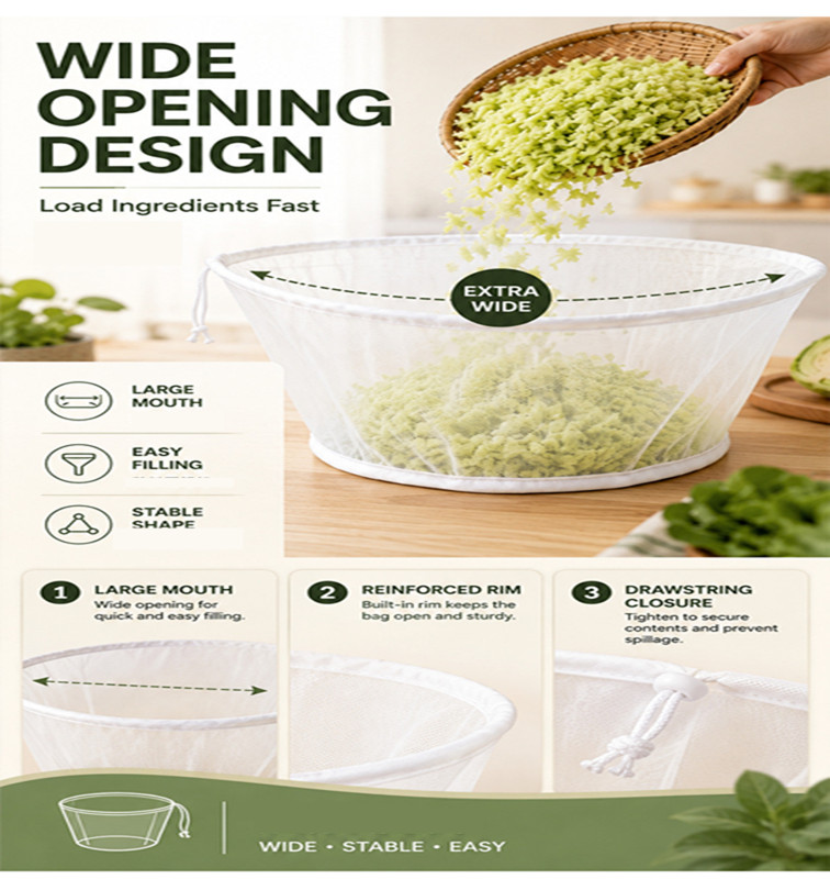 Reusable Cheese Cloth Bags Fine Mesh Strainer for Yogurt Juice Coffee Gauze Filtering Bags Kitchen Cooking Filter Strainers Bag