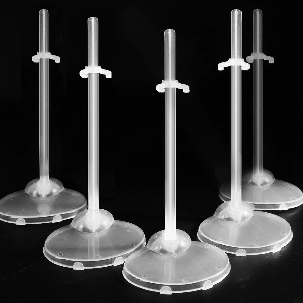 5 Pcs Translucence Dolls Stand High Quality Figure Display Holder Toy Model Accessories For 1/6 Doll Girl Kids Toys