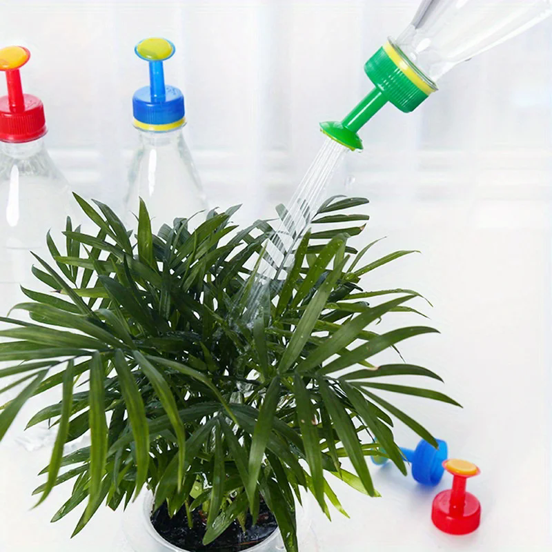 3pcs Garden Plant Watering Sprinkler Flower Watering Bottle Cap Nozzle Irrigation Head Sprayer For Indoor Outdoor Potted Plant