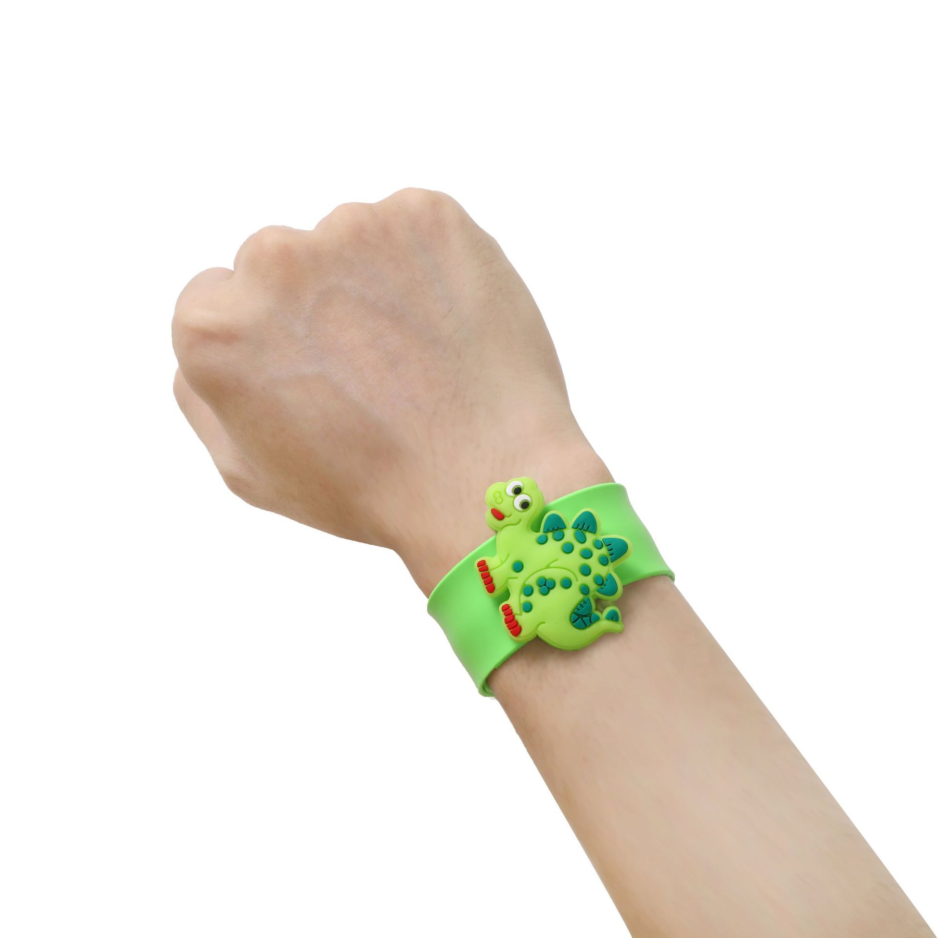 Cartoon dinosaur print, patting circle, patting bracelet, children's toy bracelet, wrist strap, toy small gift