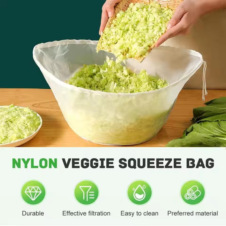 Reusable Cheese Cloth Bags Fine Mesh Strainer for Yogurt Juice Coffee Gauze Filtering Bags Kitchen Cooking Filter Strainers Bag