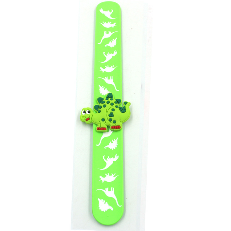 Cartoon dinosaur print, patting circle, patting bracelet, children's toy bracelet, wrist strap, toy small gift