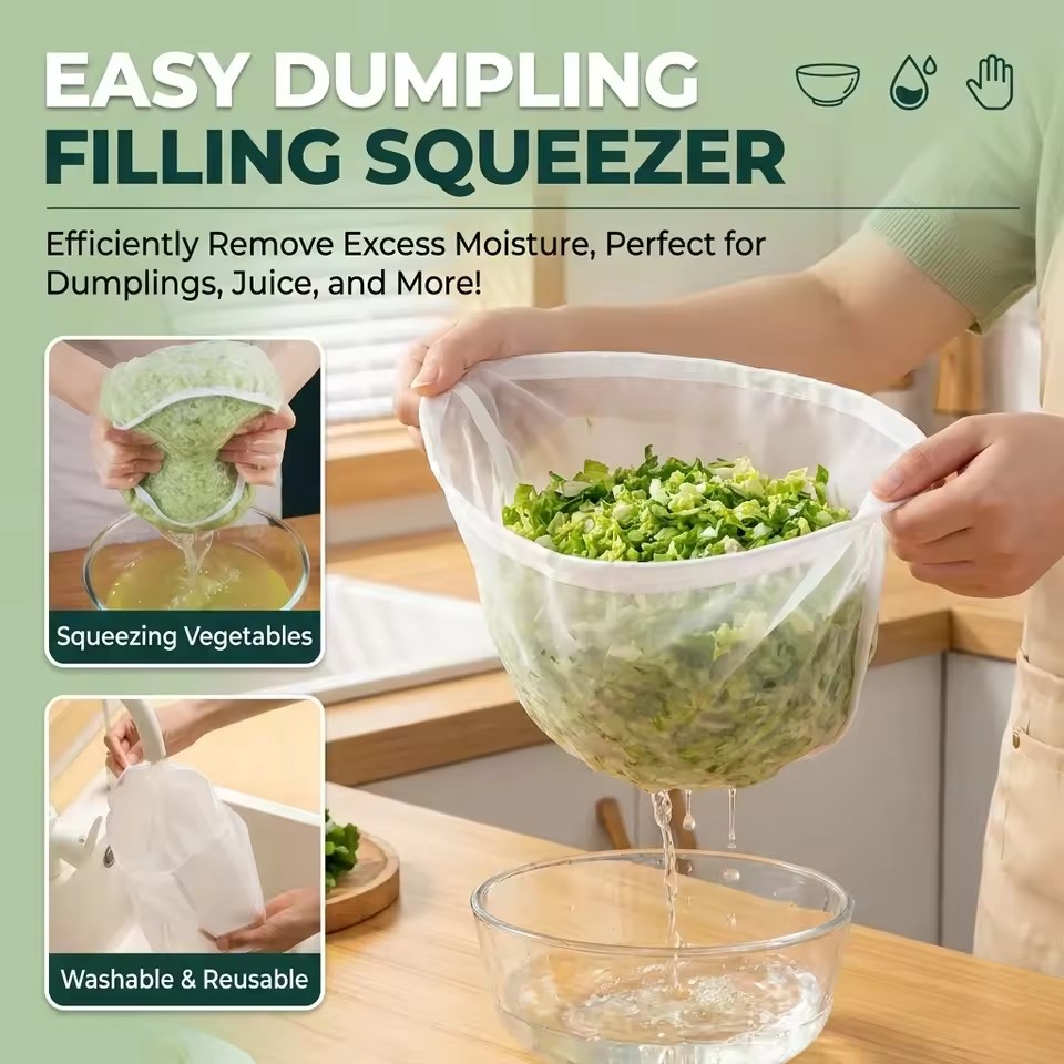 Reusable Cheese Cloth Bags Fine Mesh Strainer for Yogurt Juice Coffee Gauze Filtering Bags Kitchen Cooking Filter Strainers Bag