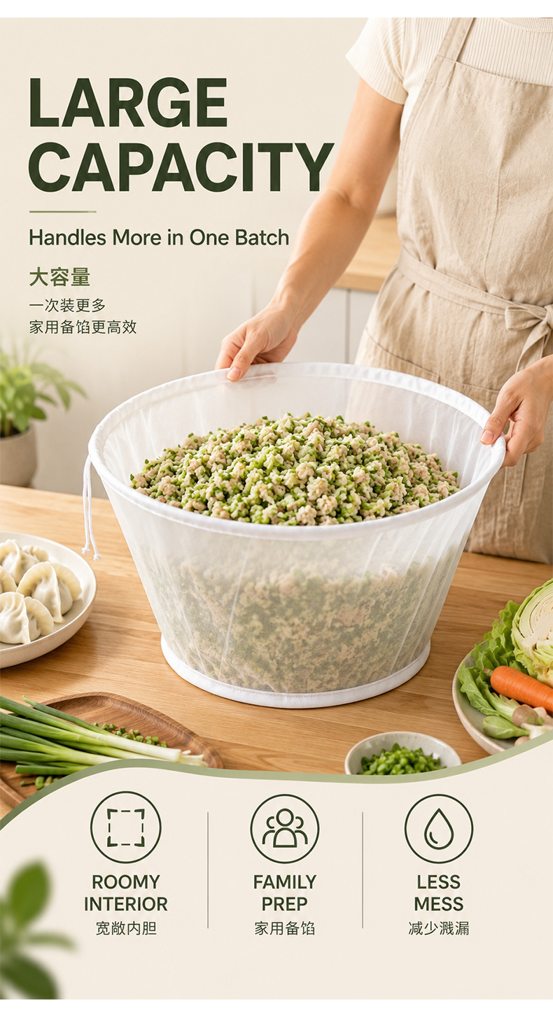 Reusable Cheese Cloth Bags Fine Mesh Strainer for Yogurt Juice Coffee Gauze Filtering Bags Kitchen Cooking Filter Strainers Bag