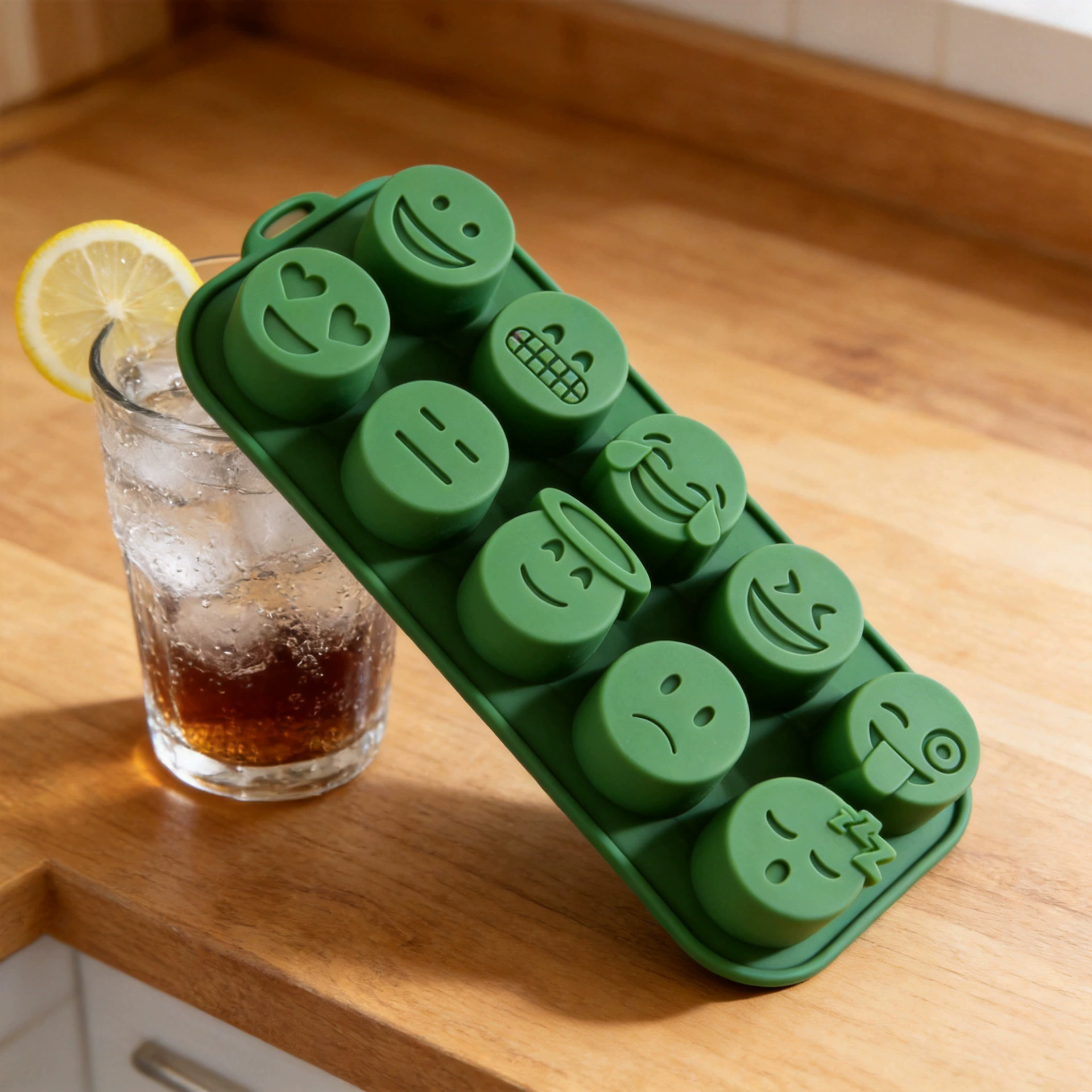 Emoji Chocolate Mold Emoji Ice Grid Food grade Silicone Ice Grid