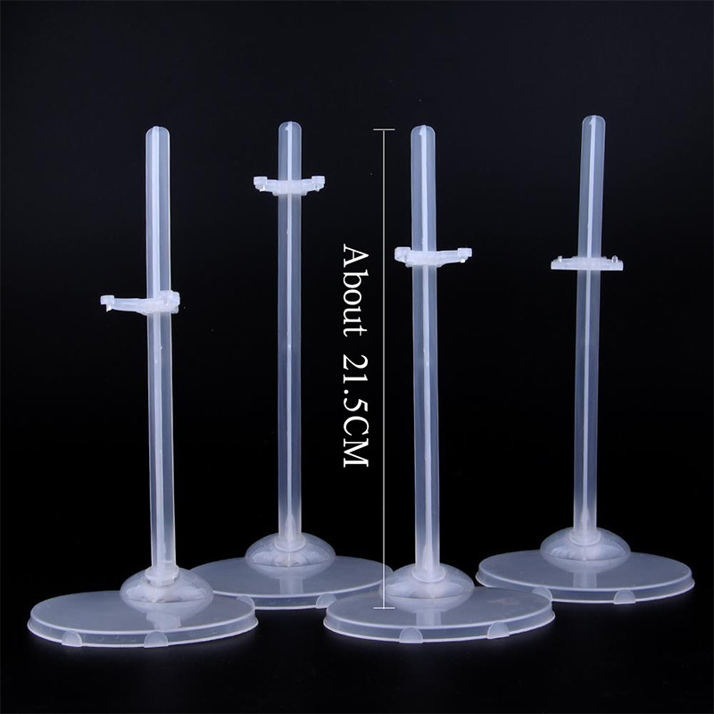 5 Pcs Translucence Dolls Stand High Quality Figure Display Holder Toy Model Accessories For 1/6 Doll Girl Kids Toys