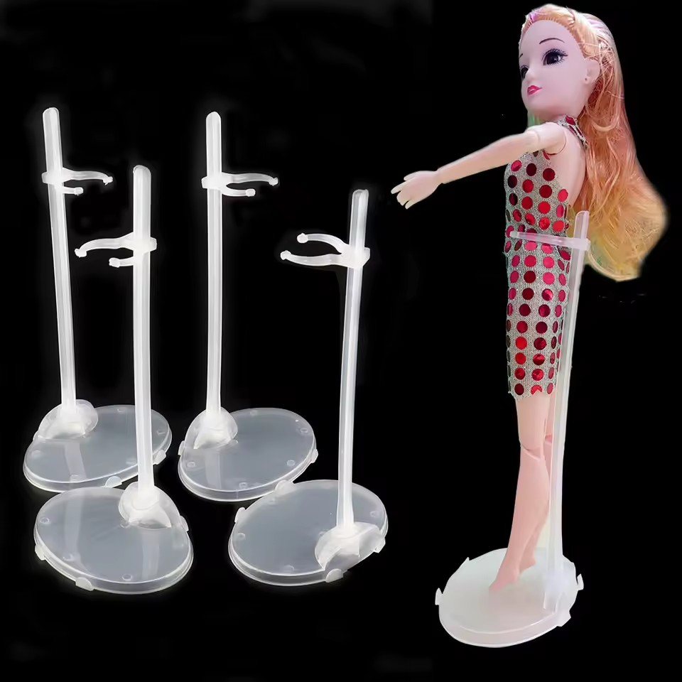 5 Pcs Translucence Dolls Stand High Quality Figure Display Holder Toy Model Accessories For 1/6 Doll Girl Kids Toys