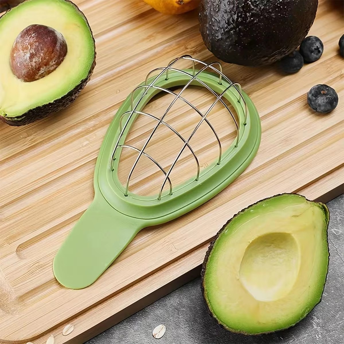1PC Avocado slicer and corer Kiwi cutting Multi functional avocado knife Creative Avocado Slices kitchen gadgets
