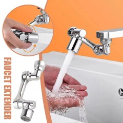 1080 Rotatable Faucet Extender Sprayer Head 2 Modes Universal Bathroom Tap Extend Adapter Aerator