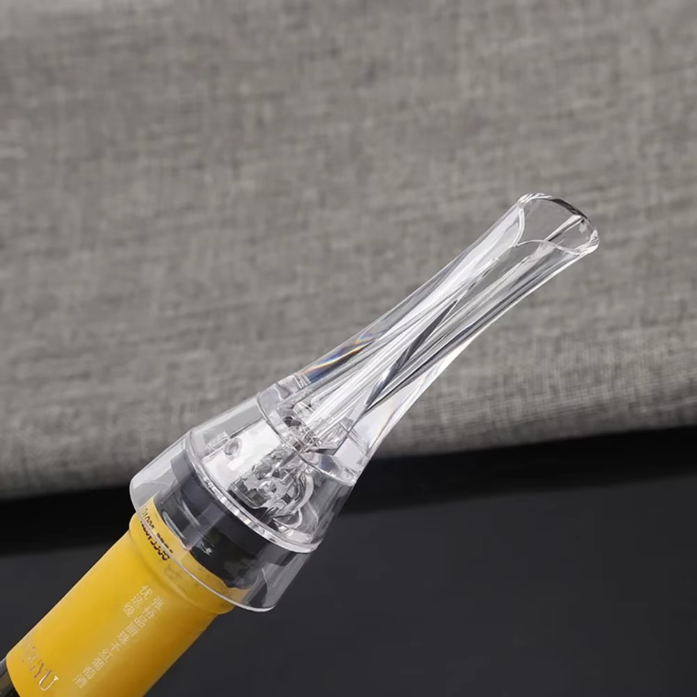 1pcs Magic Wine Decanter Wine Aerating Pourer Spout Decanter Wine Aerator Quick Aerating Pouring Tool Pump Portable Filter