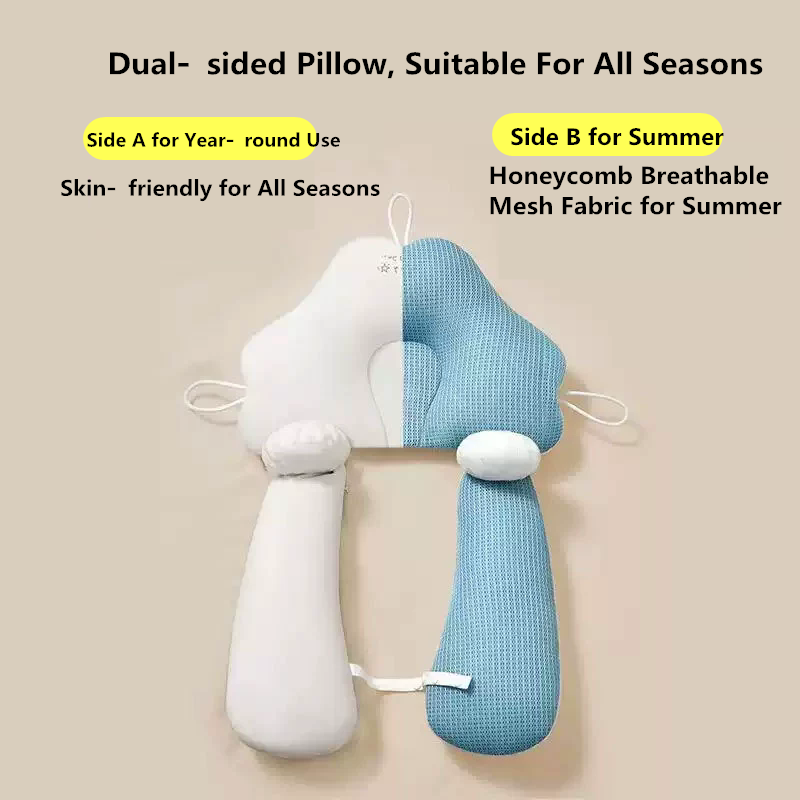 Baby shaping pillow artifact, newborn baby hugging, soothing pillow sleeping, correcting head shape, preventing head deviation