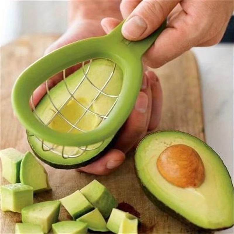1PC Avocado slicer and corer Kiwi cutting Multi functional avocado knife Creative Avocado Slices kitchen gadgets