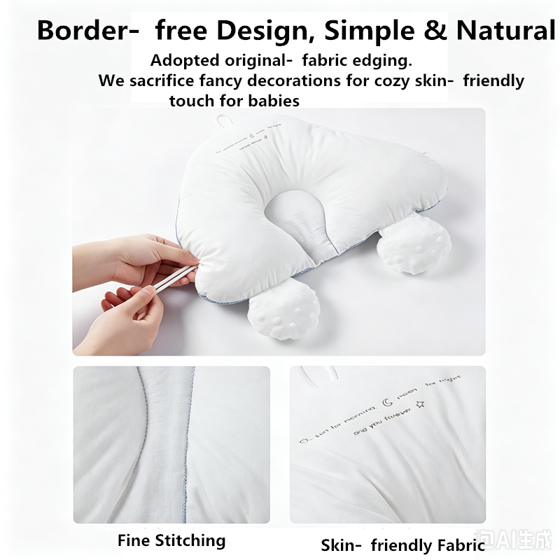 Baby shaping pillow artifact, newborn baby hugging, soothing pillow sleeping, correcting head shape, preventing head deviation