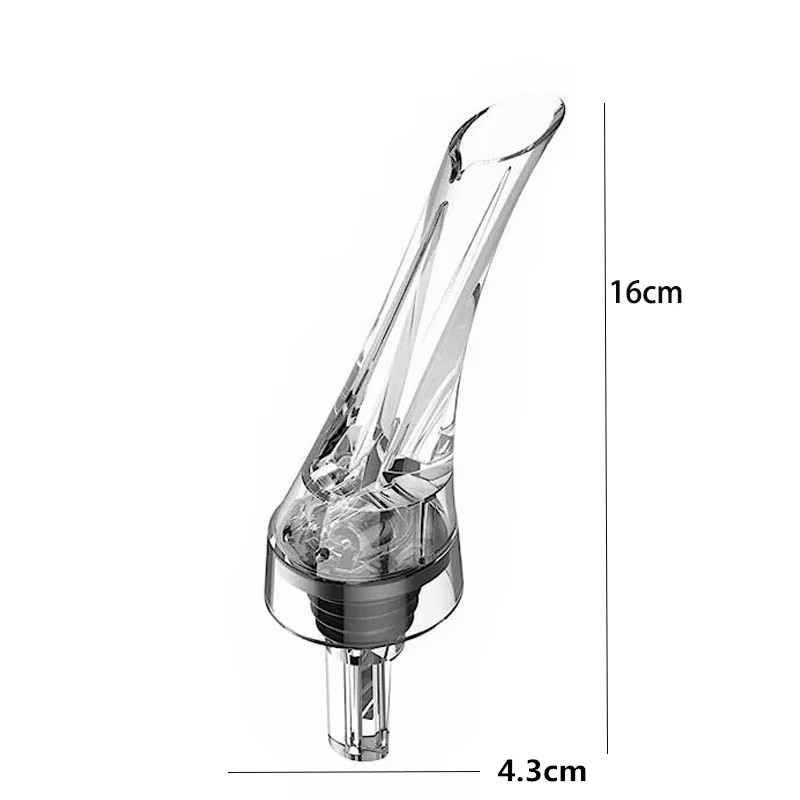 1pcs Magic Wine Decanter Wine Aerating Pourer Spout Decanter Wine Aerator Quick Aerating Pouring Tool Pump Portable Filter
