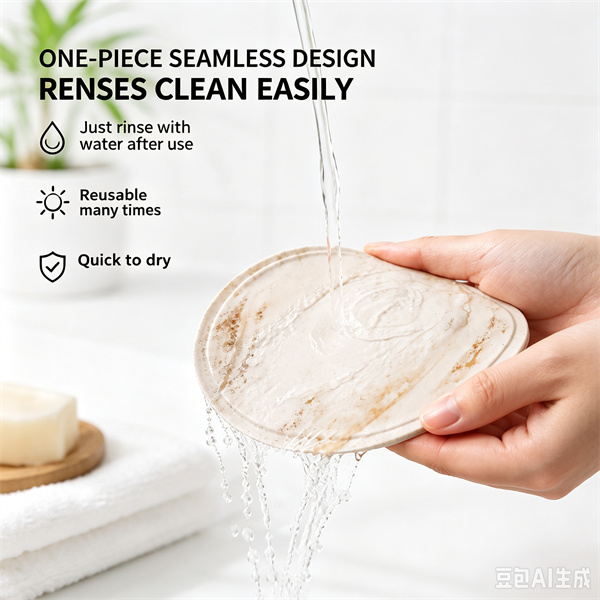Japanese Silicone Bath Skin Rubbing Towel for Men and Women, Silicone Round Cake Powerful Mud Rubbing Tool