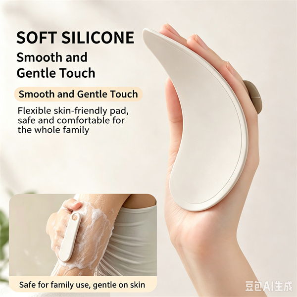 Japanese Silicone Bath Skin Rubbing Towel for Men and Women, Silicone Round Cake Powerful Mud Rubbing Tool