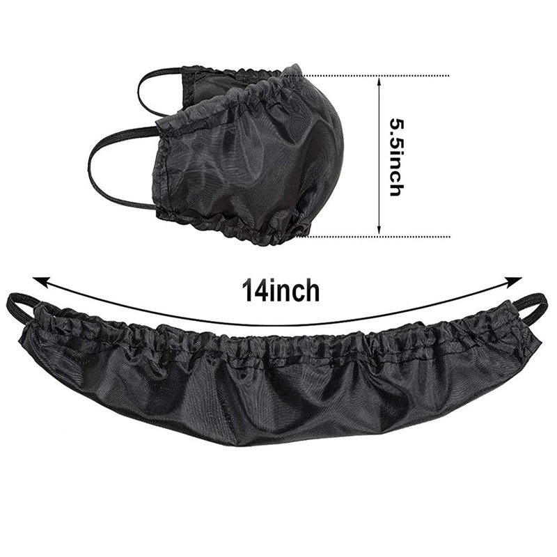 2 Pcs Beard Bonnet for Men Sleeping Beard Cap Cover Bib Satin Night Facial Guard Mask Bonnet Gift for Father Dad Waterproof