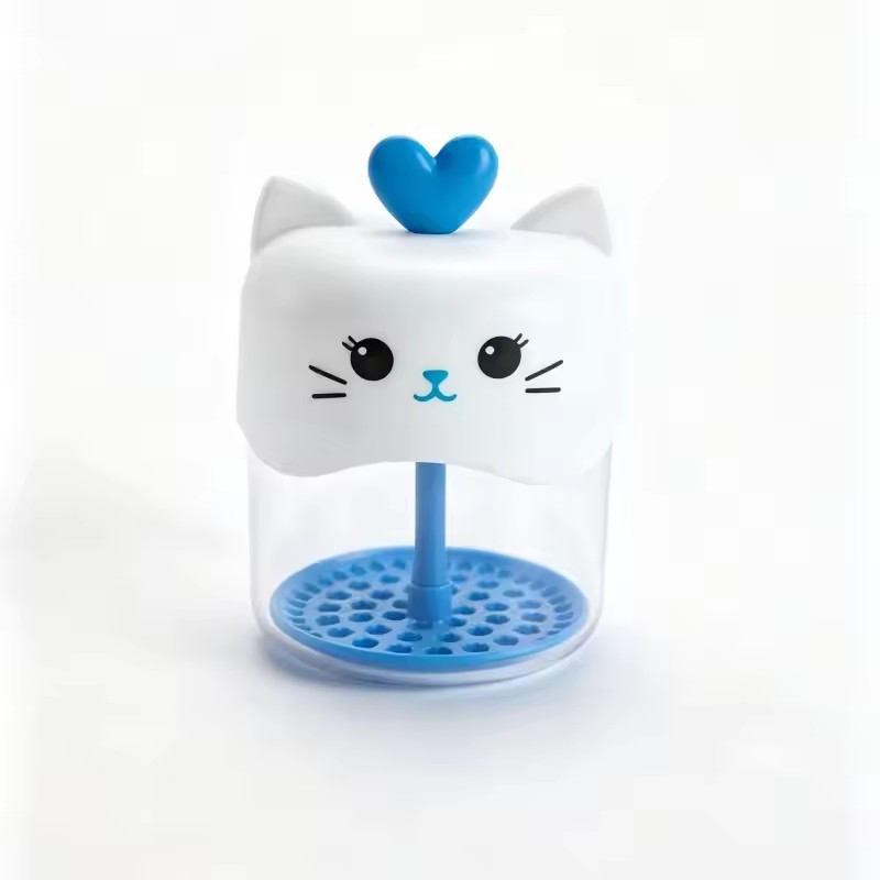 Cartoon Cat Foam Maker Portable Manual Cleansing Foam Maker Shampoo and Shower Gel Foam Maker Bubble Cup