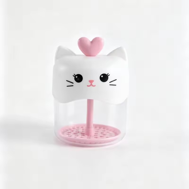 Cartoon Cat Foam Maker Portable Manual Cleansing Foam Maker Shampoo and Shower Gel Foam Maker Bubble Cup