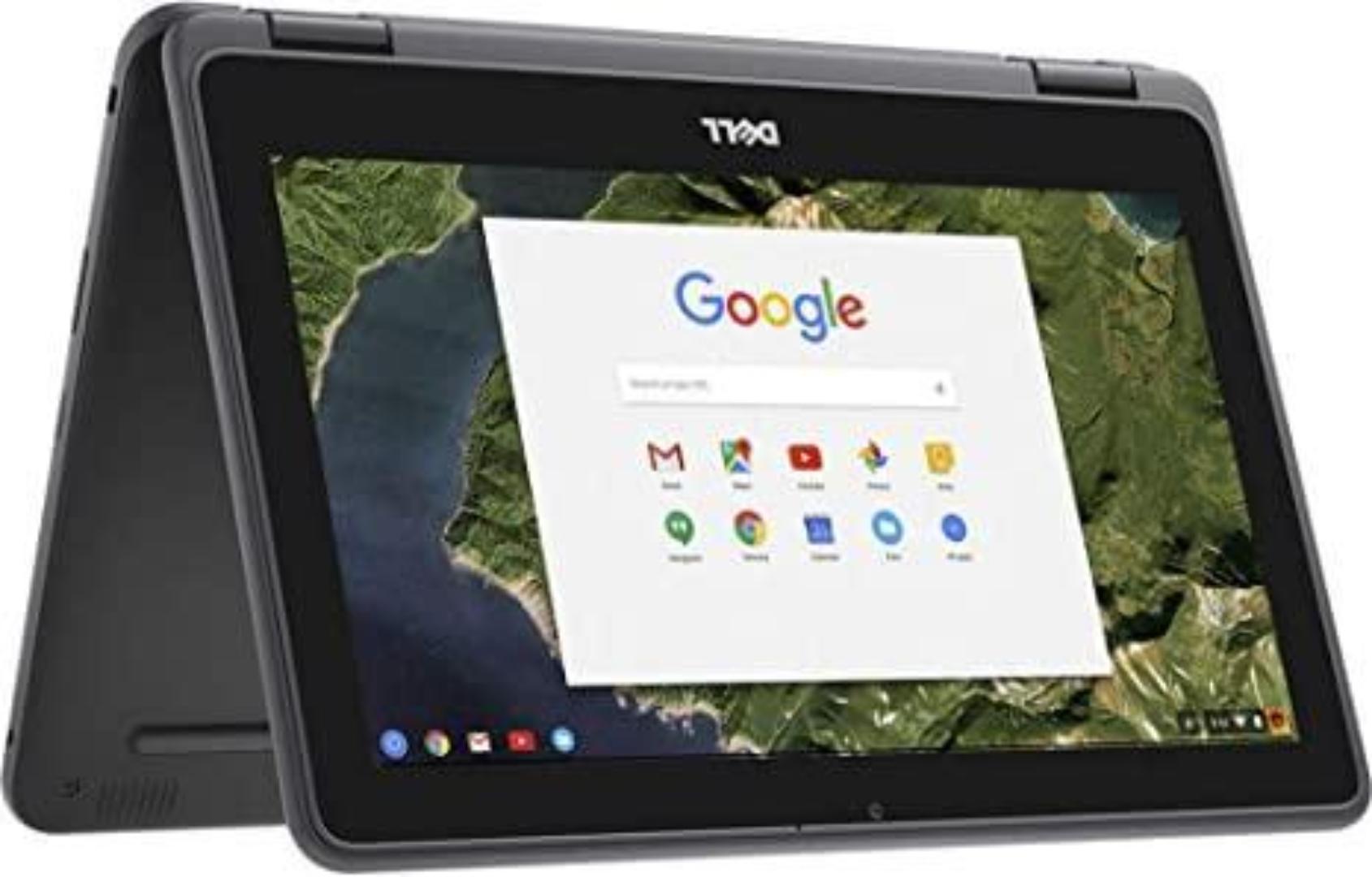 Dell Chromebook 3189 Laptop | 16GB Storage | 4GB RAM | Touch Screen | 11.6″ Screen | Rotatable Screen | Long Battery Backup