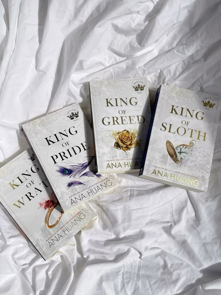 1. King of Sloth by Ana Huang 2. King of Greed by Ana Huang 3. King of Pride by Ana Huang 4. King of Wrath by Ana Huang