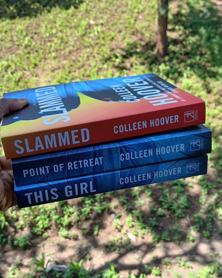 1. Slammed by Colleen Hoover 2. Point of Retreat by Colleen Hoover 3. This Girl by Colleen Hoover