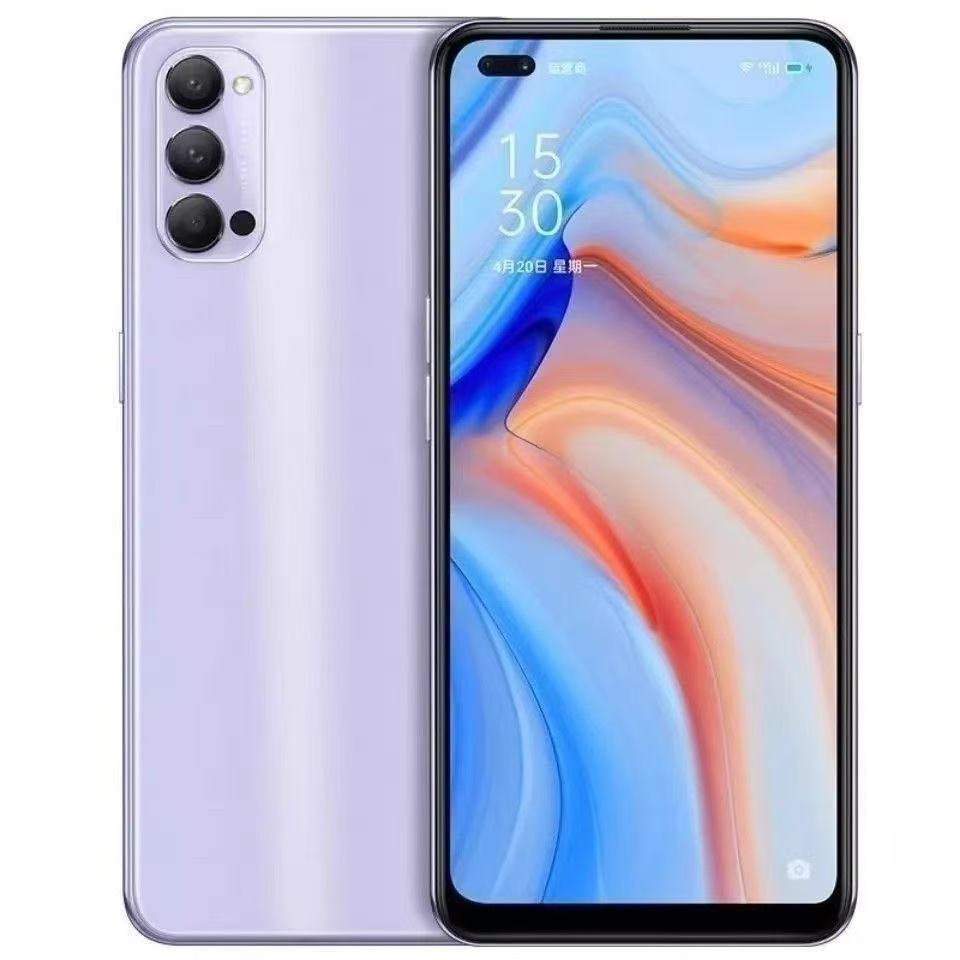 RefurbishedOPPO reno4 5G mobile phone 6.4-inch AMOLED display, 48-megapixel triple camera, 4020mAh battery Preceding: 32-megapixel + 2-megapixel dual camera system Unlock method: Facial recognition