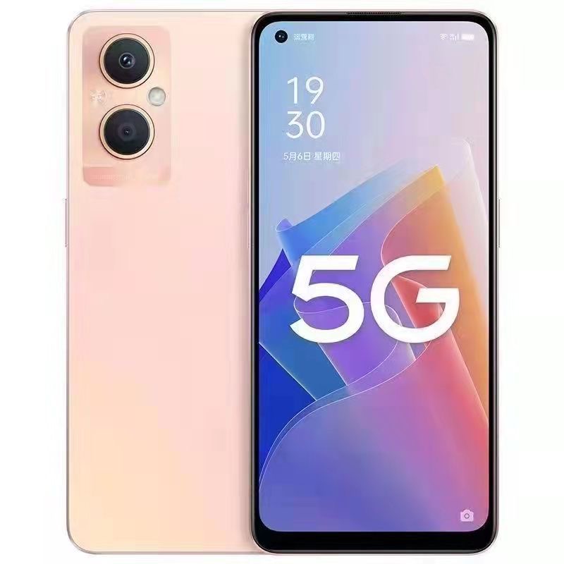Refurbished OPPO A96 5G smartphone, 128GB/256GB storage, 6.43-inch display, 48MP main camera, 4500mAh battery. Unlock methods: Face recognition