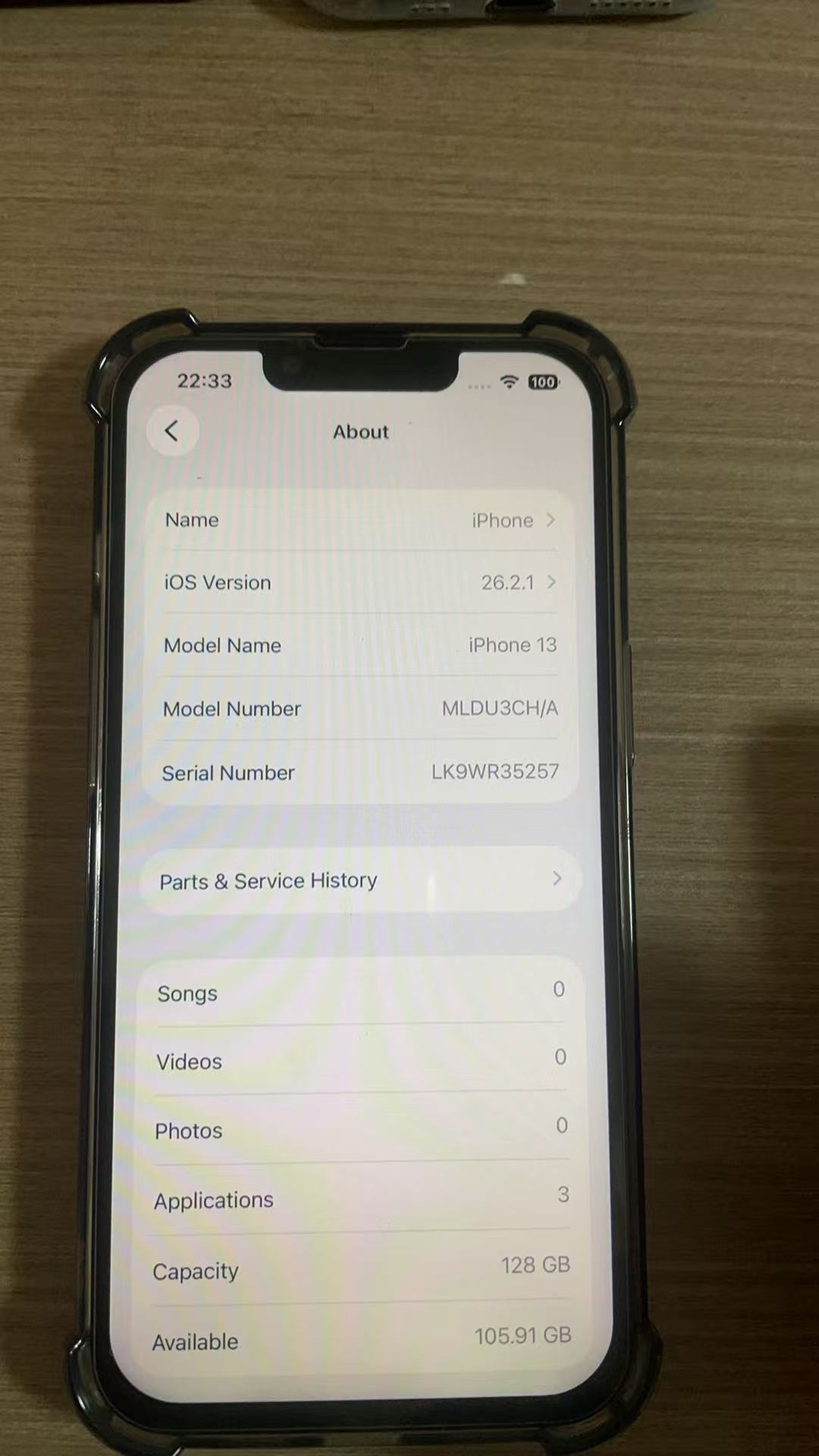 Apple iPhone 13 128GB ROM 4GB RAM 6.1" Super Retina XDR OLED Display 5G Speed Apple A15 Bionic Hexa-core iOS 15 Dual 12MP Camera 3240mAh Batter No face recognition
