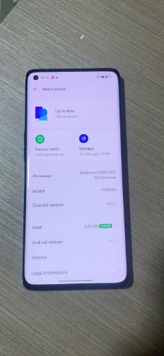 Refurbished Phone OPPO Reno3 Pro 13(8+5)GB RAM 90hz AMOLED Curved Screen 128GB Stoarge in-Display Fingerprint 48MP+32MP 4025 mAh  5G Snapdragon 765G OPPO Reno 3 Pro Smart
