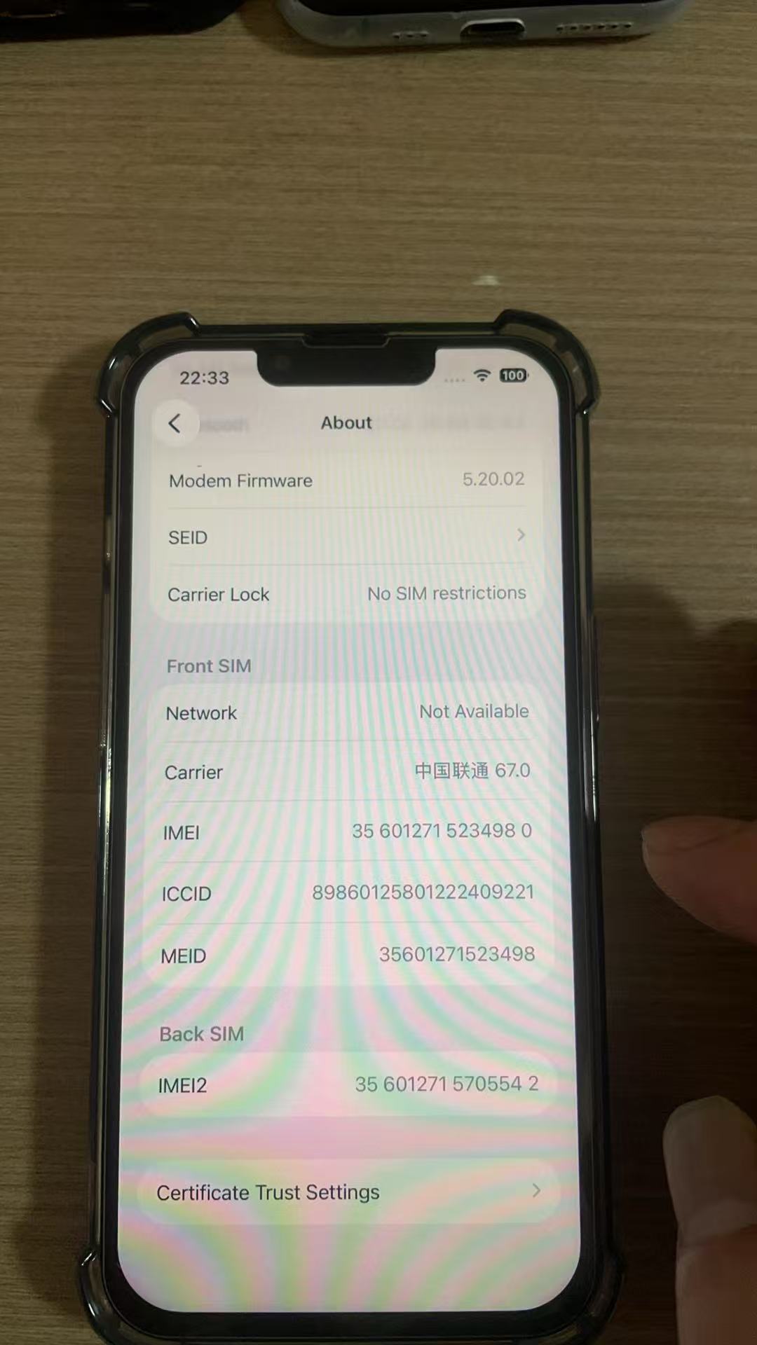 Apple iPhone 13 128GB ROM 4GB RAM 6.1" Super Retina XDR OLED Display 5G Speed Apple A15 Bionic Hexa-core iOS 15 Dual 12MP Camera 3240mAh Batter No face recognition